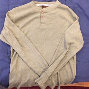 Steve and Barry’s Light green thermal henley